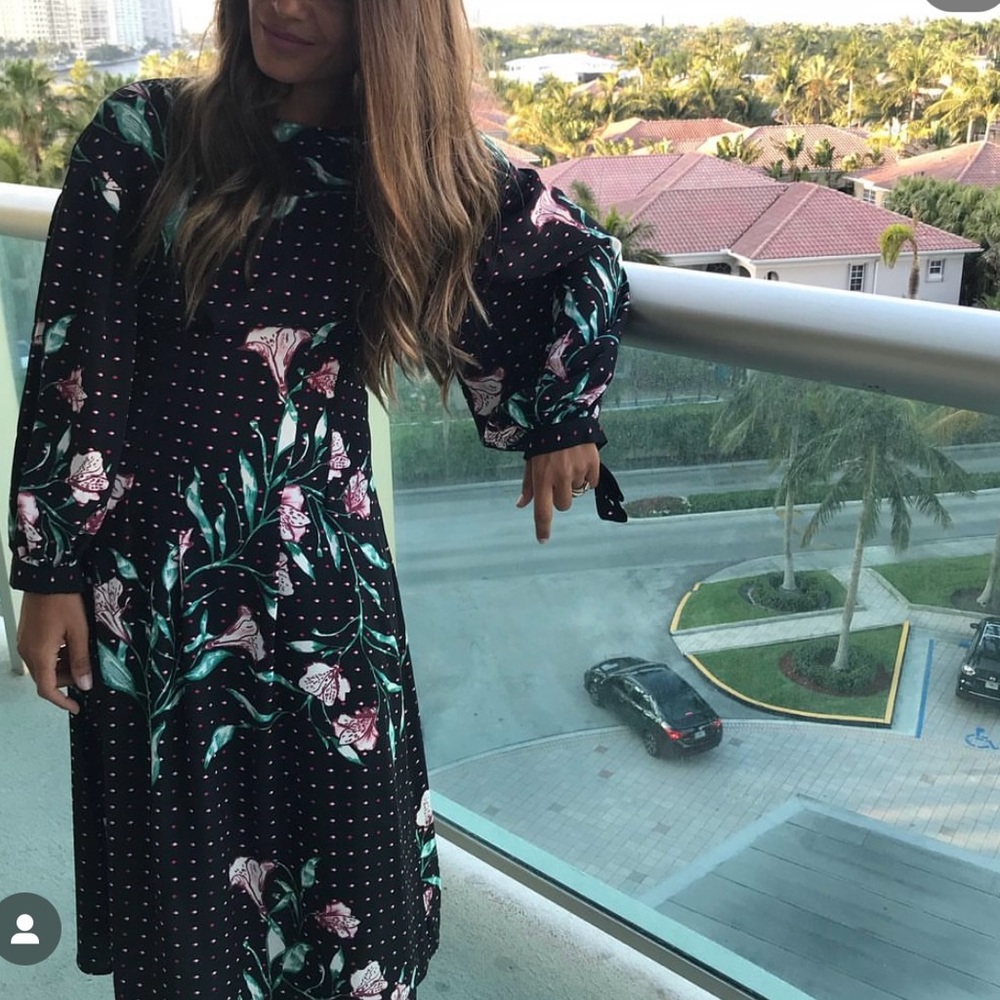 H&M floral maxi dress